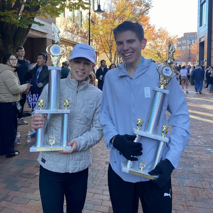 Die Sieger von Cambridge: Gruen und Jackie Gaugha