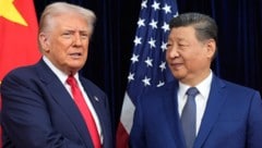 Von links: US-Präsident Donald Trump und Chinas Staatschef Xi Jinping