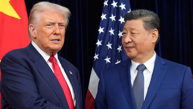 Von links: US-Präsident Donald Trump und Chinas Staatschef Xi Jinping