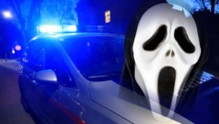 Mit einer solchen Scream-Maske war einer der Täter vermummt. Eine Fahndung verlief erfolglos ...