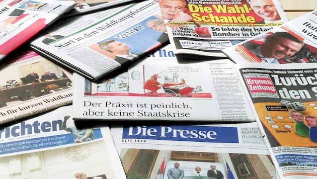 Laut einer aktuellen Umfrage vertrauen die meisten Befragten Österreichs Medien nicht.