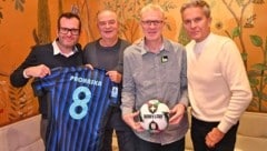 Christian Kuen, Herbert Prohaska, Ralph Schader und Alfons Haider (von links)