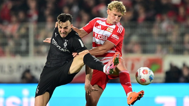 Haris Tabakovic (links) zeigt sich in Gladbach immer besser in Form!