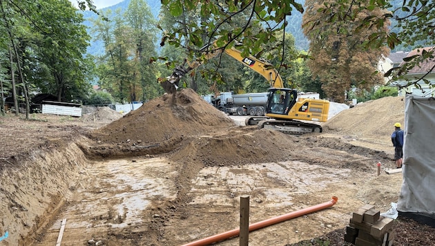 Der Umbau des Frohnleitner Rintparks ist bereits im Gange.
