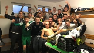 Haibachs Kabine wurde nach 1:0 im Derby zur Partyzone.