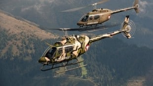 ein Bundesheer-Hubschrauber des Typs OH-58 mit drei Soldaten an Bord musste heute wegen eines  ...
