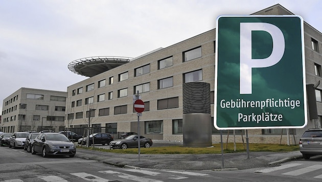 Weil im Viertel rund um das Mödlinger Spital alles zugeparkt ist, soll man bald in der ganzen ...