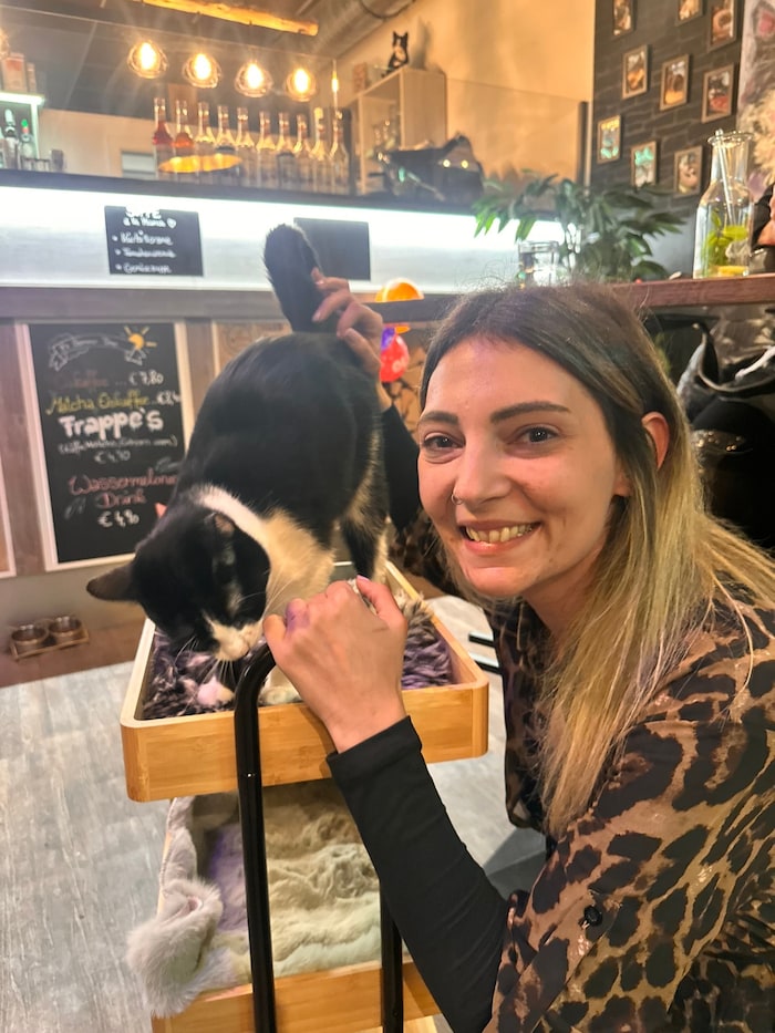 Wie sehr Verena Kulterer ihre Vierbeiner liebt, beweist sie seit 10 Jahren im Katzencafé.