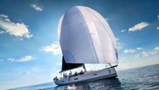 Farthofer (li.) und Kollegen segelten 1100 Kilometer im Mittelmeer.