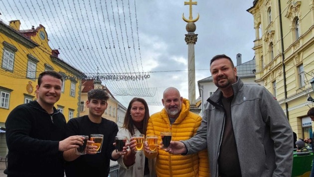 Mit Elias Gigacher, Sandro Dobesch, Michaela Nadolph, Gertio Höfererund Samir Isakovic ...