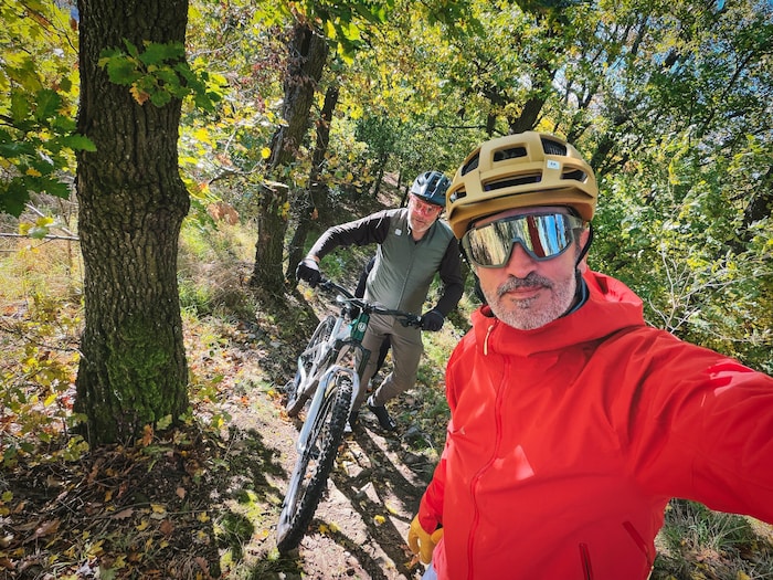 „Selfie“ mit Trailwerk-Wachau-Obmann Martin Samek.