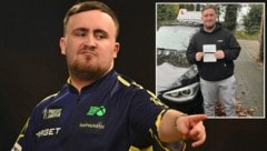 Darts-Weltmeister Luke Littler darf endlich Auto fahren.