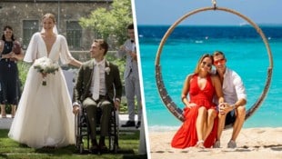 Nach der Hochzeit im Schloss an der Eisenstraße in Waidhofen an der Ybbs im Juni folgten für ...