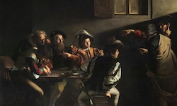 „Die Berufung des hl. Matthäus“ hat Caravaggio um 1599/1600 für die Kirche San Luigi dei ...