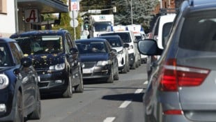 Seit Montag herrscht auf der Mariatroster Straße in beiden Richtungen ein Ausnahmezustand.