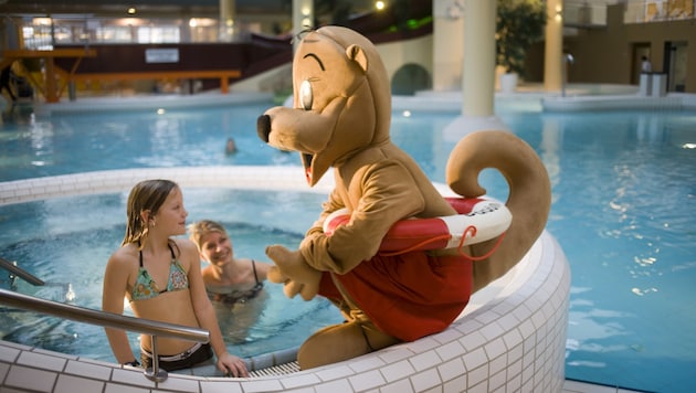 Familien mit Kindern schätzen das Indoor-Angebot der burgenländischen Thermen.