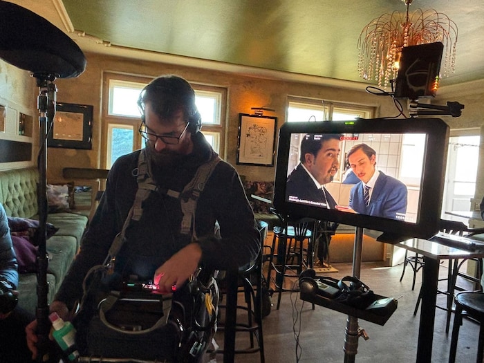 Tonmann bei seiner Arbeit.