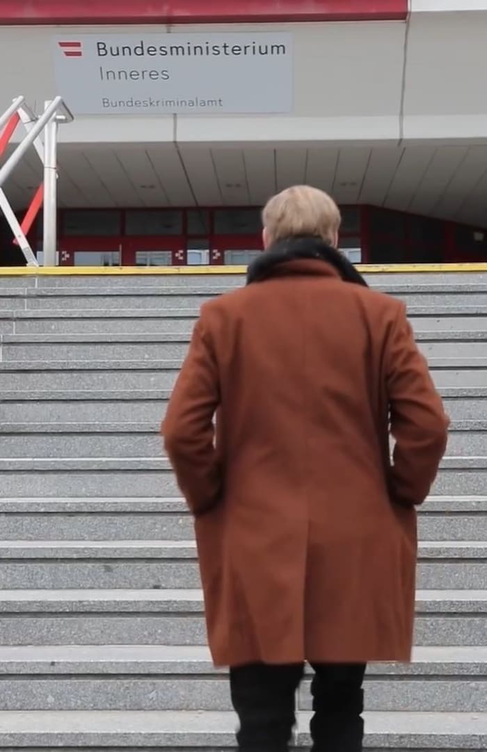 Edlinger schilderte seine Erlebnisse dem Bundeskriminalamt.