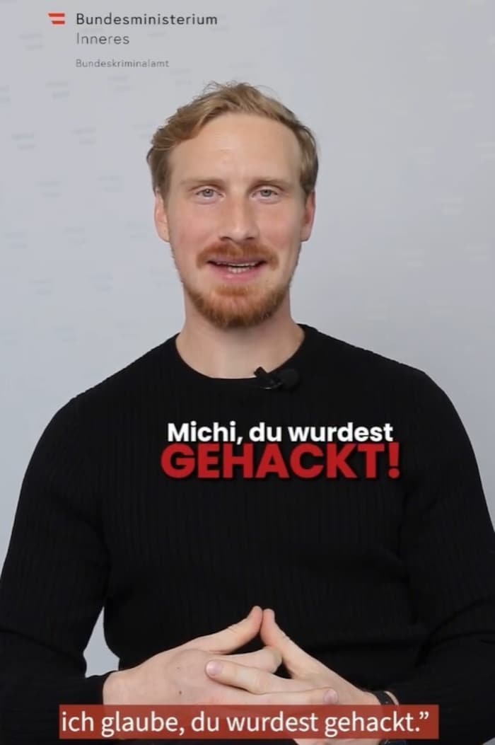 In einem Video in den sozialen Medien erklärt der echte Edlinger, wie es zu dem Betrug kam.