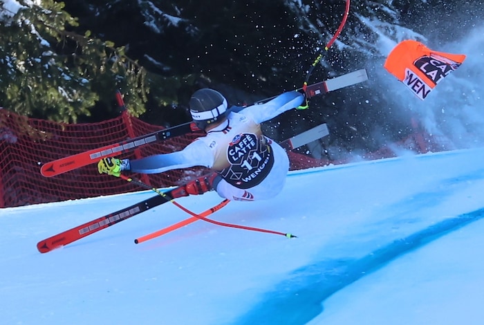 2024 stürzte Kilde in Wengen schwer.