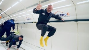 Klaus Rainer erlebte schon die Schwerelosigkeit.