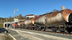 Erste offizielle Einfahrt eines Güterzugs in den Koralmtunnel.