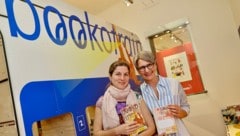 Irene Hetzenauer, Leiterin des bookolino-Festivals, und Bettina Deutsch-Dabernig, Kuratorin im ...