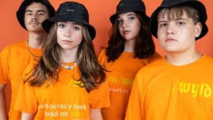 Vier der Jugendlichen, die ebenfalls an der Studie mitgewirkt haben.