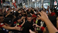 In der Millionenstadt Chengdu ist der Hype um Berger und das Team groß.