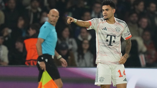 Luis Diaz scored a brace and was shown the red card for a brutal foul.