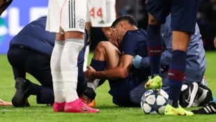 Achraf Hakimi wurde unter Tränen behandelt.