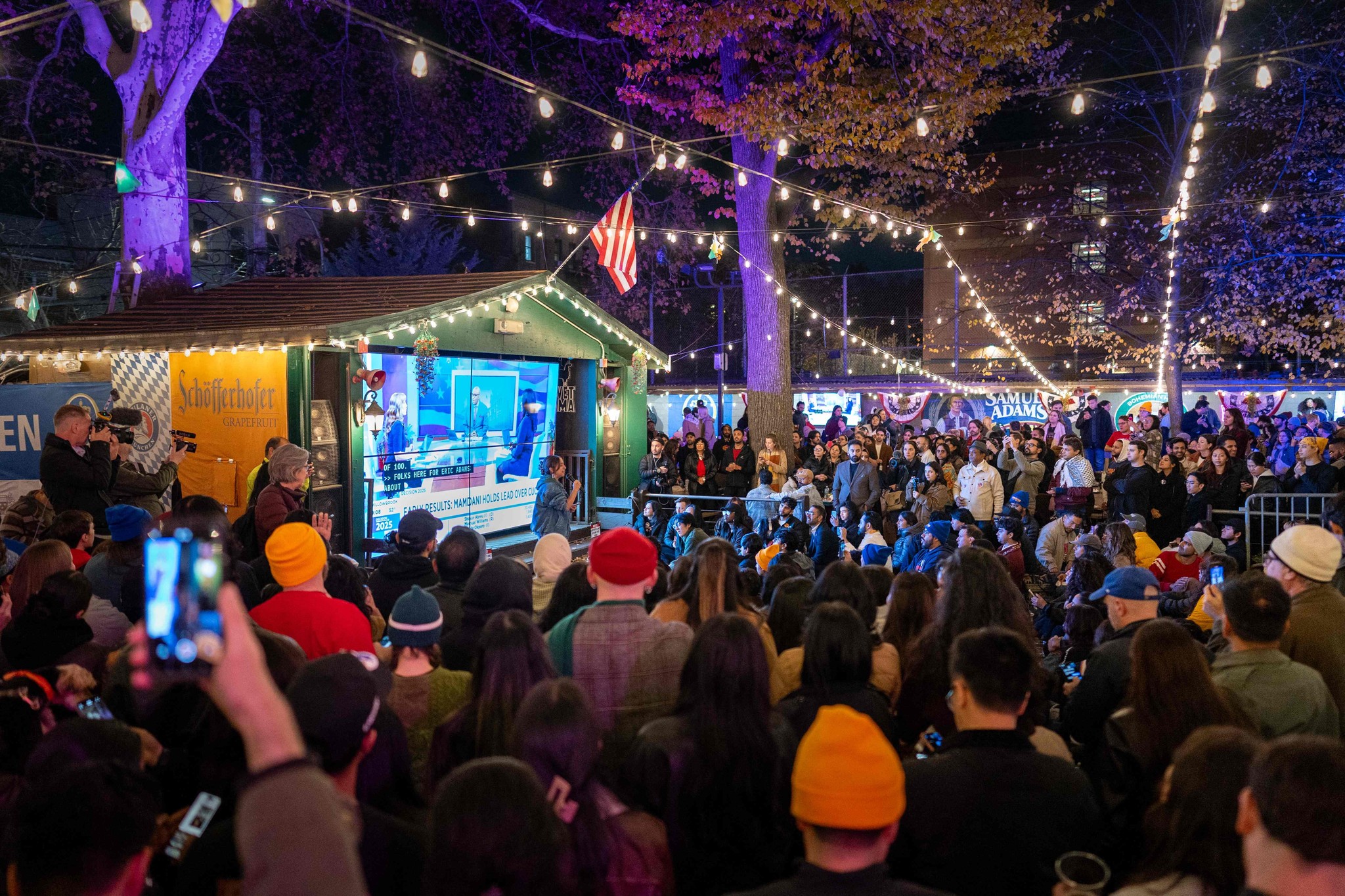 The election result was eagerly awaited.