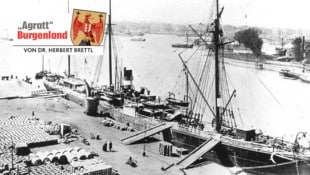 Die Halbturner Franz Ettl und Juliana Steiner kehrten 1886 der Heimat den Rücken. Über Rotterdam ...