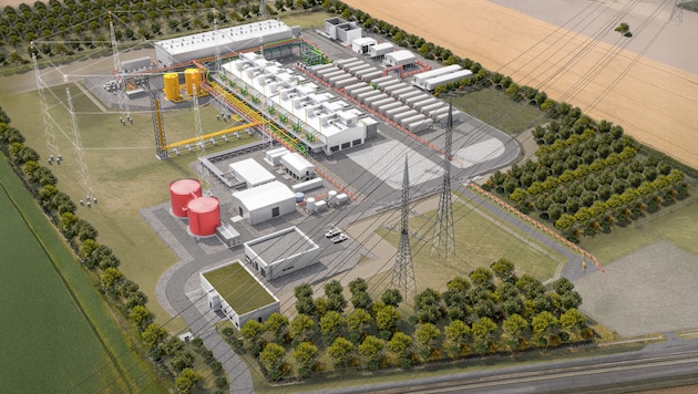 So soll die neue Anlage in Bruck an der Leitha aussehen (Rendering).