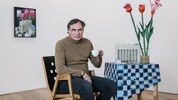 Berliner in Gmunden: Philip Grözinger in seiner gemalten Retro-Welt