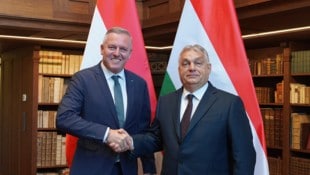 Viktor Orbán empfing den steirischen Landeshauptmann Mario Kunasek in Budapest.