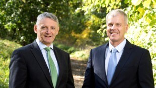 Vermelden Öko-Frohbotschaft - Bundesforste Chefs Georg Schöppl und Andreas Gruber (re.)