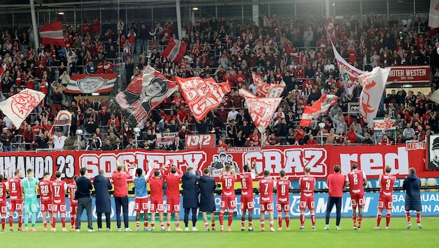 Nach dem Sieg gegen Altach gab es für den GAK den nächsten Grund zu jubeln.