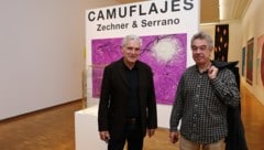Johanes Zechner und Pedro Serrano in ihrem Projekt „Camuflajes“ in der Neuen Galerie