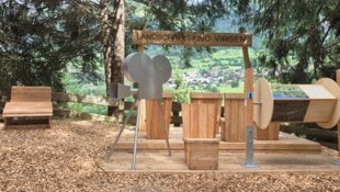 Neue Stationen warten auf die Besucher des Lehrpfades in Virgen und setzen dabei den ...