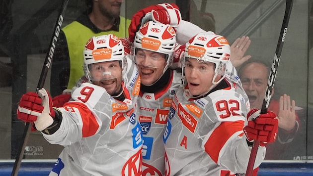 Der KAC um Mursak, Petersen und Unterweger war zuletzt top drauf - nach der Teampause fehlt ...