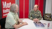 NÖ Militärkommandant Georg Härtinger im Gespräch mit „Krone Niederösterreich“- Redaktionsleiter ...