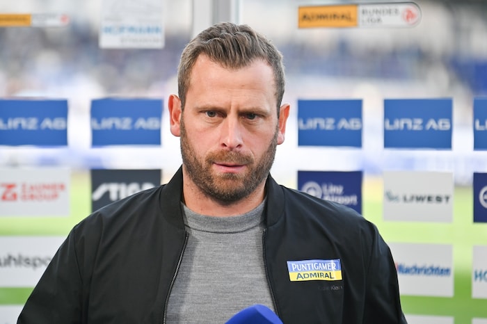 Sturm-Trainer Jürgen Säumel