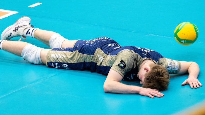 Hampus Ekstrand und die Hartberger waren nach der knappen Pleite völlig ausgepowert.