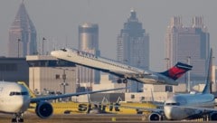 Abflug am Airport in Atlanta (Georgia)