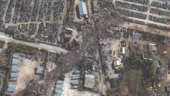 Dieses Satellitenbild zeigt die Absturzstelle in Louisville.