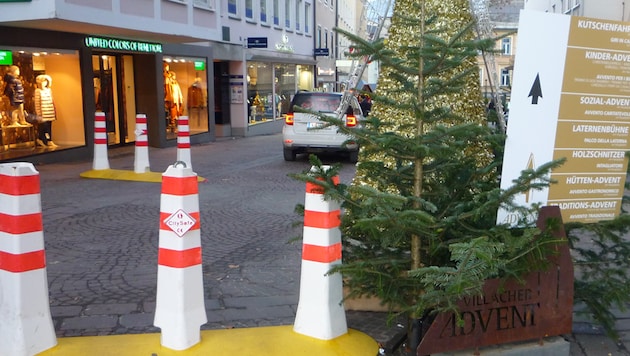 So wie hier in Villach rüsten sich die Christkindl- und Adventmärkte gegen mögliche ...