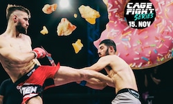 MMA-Fighter David Travnicek (li.) setzt auf ein ganz spezielles „Kraftfutter“.