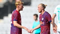 Wie lange sind Xaver Schlager (rechts) und Nicolas Seiwald noch Teamkollegen in Leipzig?