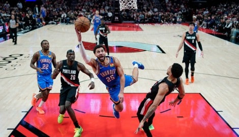 Gegen Portland gab es nun auch für Meister Oklahoma die erste Saisonniederlage.